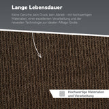 Anti-Zecken & Mückenschutz Socken – Mokka / 1 Paar