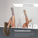 Anti-Zecken & Mückenschutz Socken – Mokka / 1 Paar