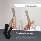 Anti-Zecken & Mückenschutz Socken –  Schwarz / 3 Paar