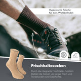 Anti-Zecken & Mückenschutz Sportsocken – Beige / 1 Paar