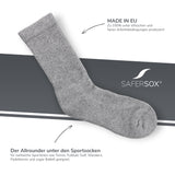 Anti-Zecken & Mückenschutz Sportsocken – Grau meliert / 1 Paar