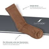 Anti-Zecken & Mückenschutz Sportsocken – Mokka / 3 Paar