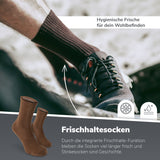 Anti-Zecken & Mückenschutz Sportsocken – Mokka / 3 Paar