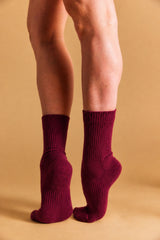 Tanzsocken Bordeaux / 1 Paar